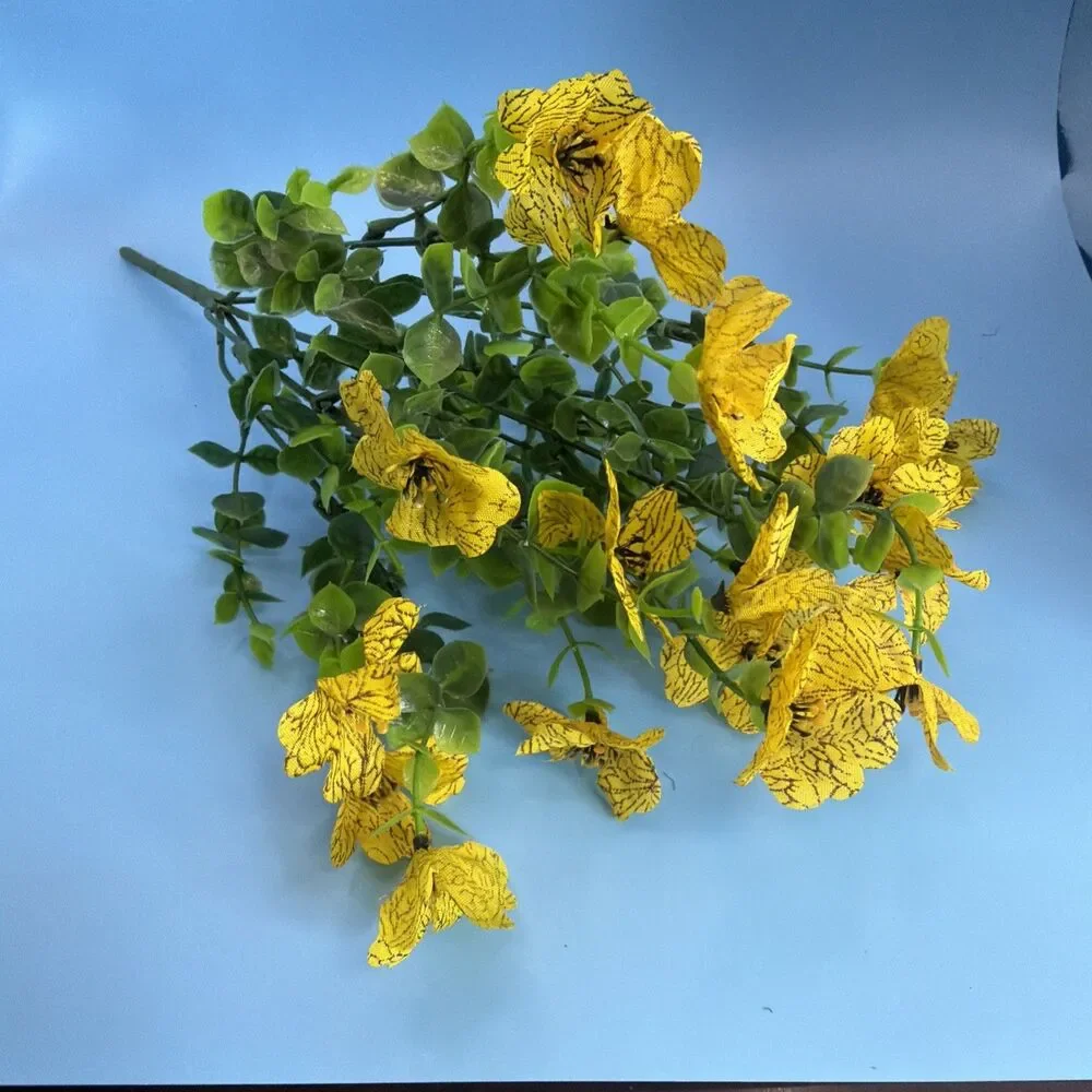 Artificial Flowers for Outdoors UV Resistant Fake Plants 6 Colors Included In $